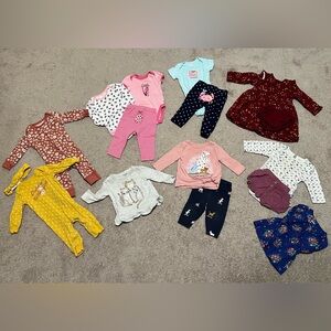 3-6 month girl clothing lot